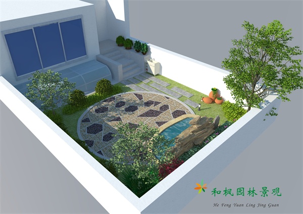在887700葡京线路检测别墅庭院设计中找一个好的向阳位置放置吊竹梅非常的重要